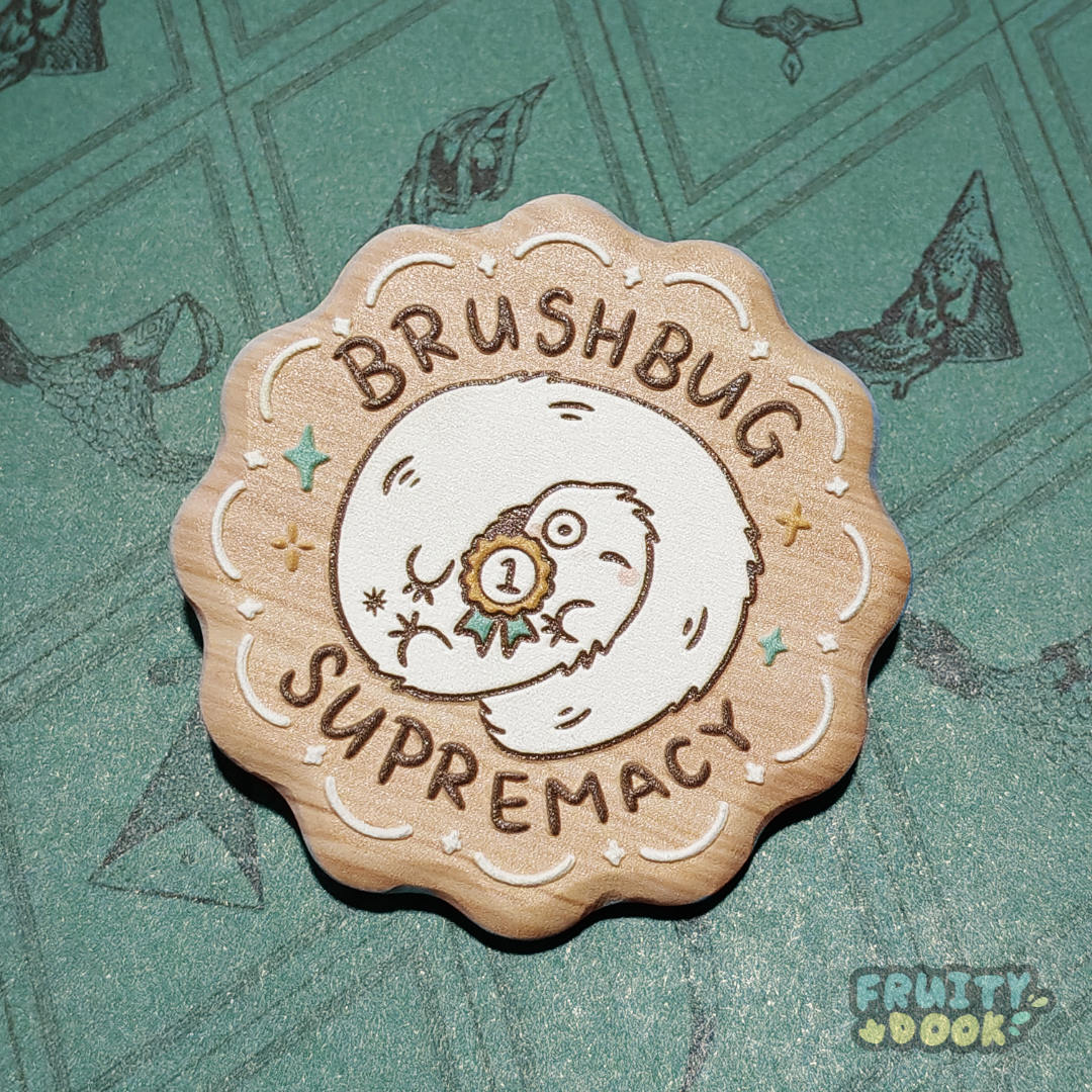 Witch Hat Atelier - Brush Bug Supremacy Badge/Magnet 1