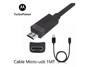 Cable Motorola Tipo USB a Micro USB