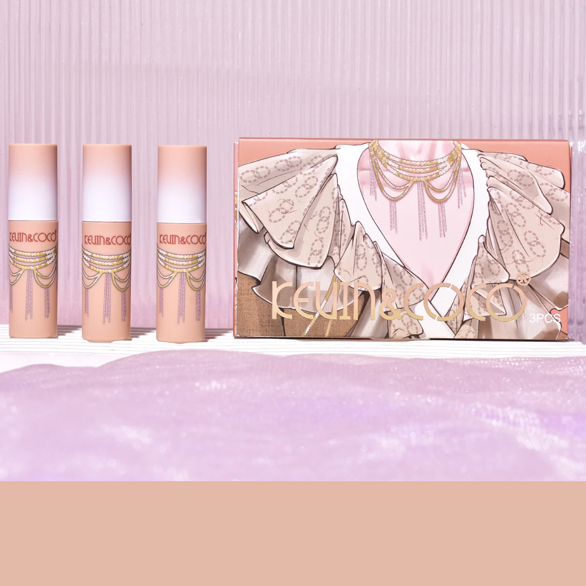 SET DE LABIAL LIQUIDO 3 PCS  3