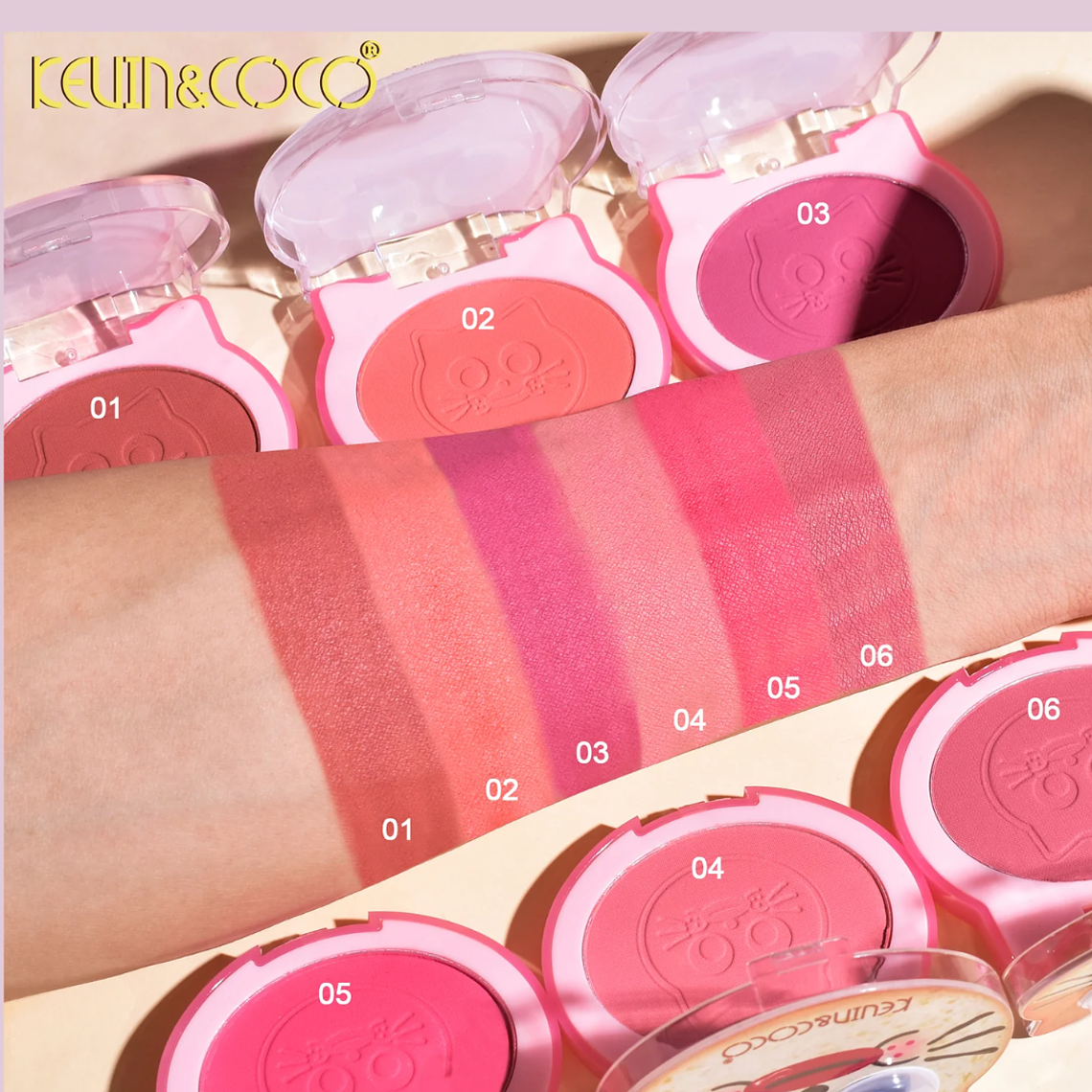 RUBOR TOSTADA DE GATITO (6 TONOS)  1