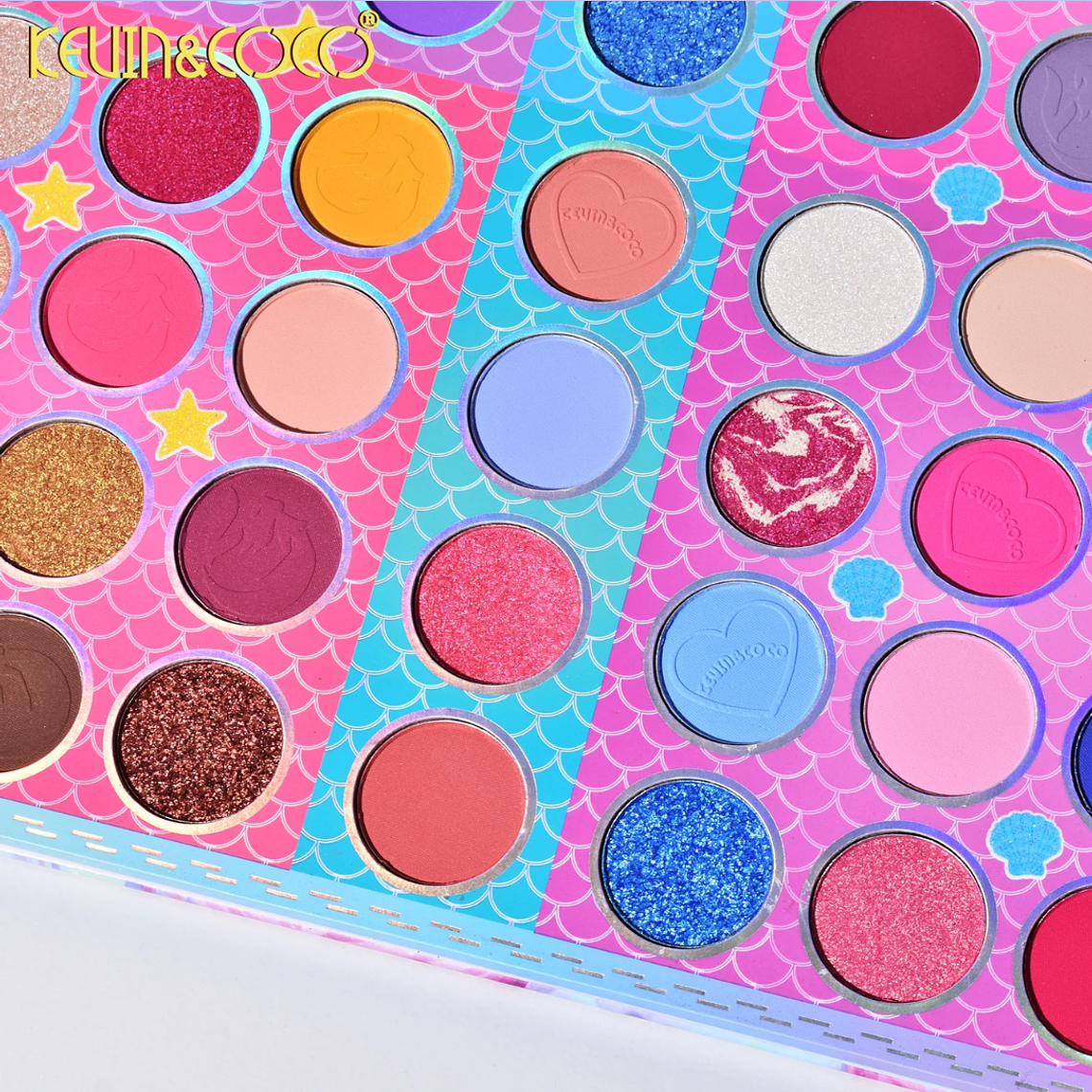 PALETA DE SOMBRAS DE OJOS MERMAID TEASURE DE 86 COLORES 5