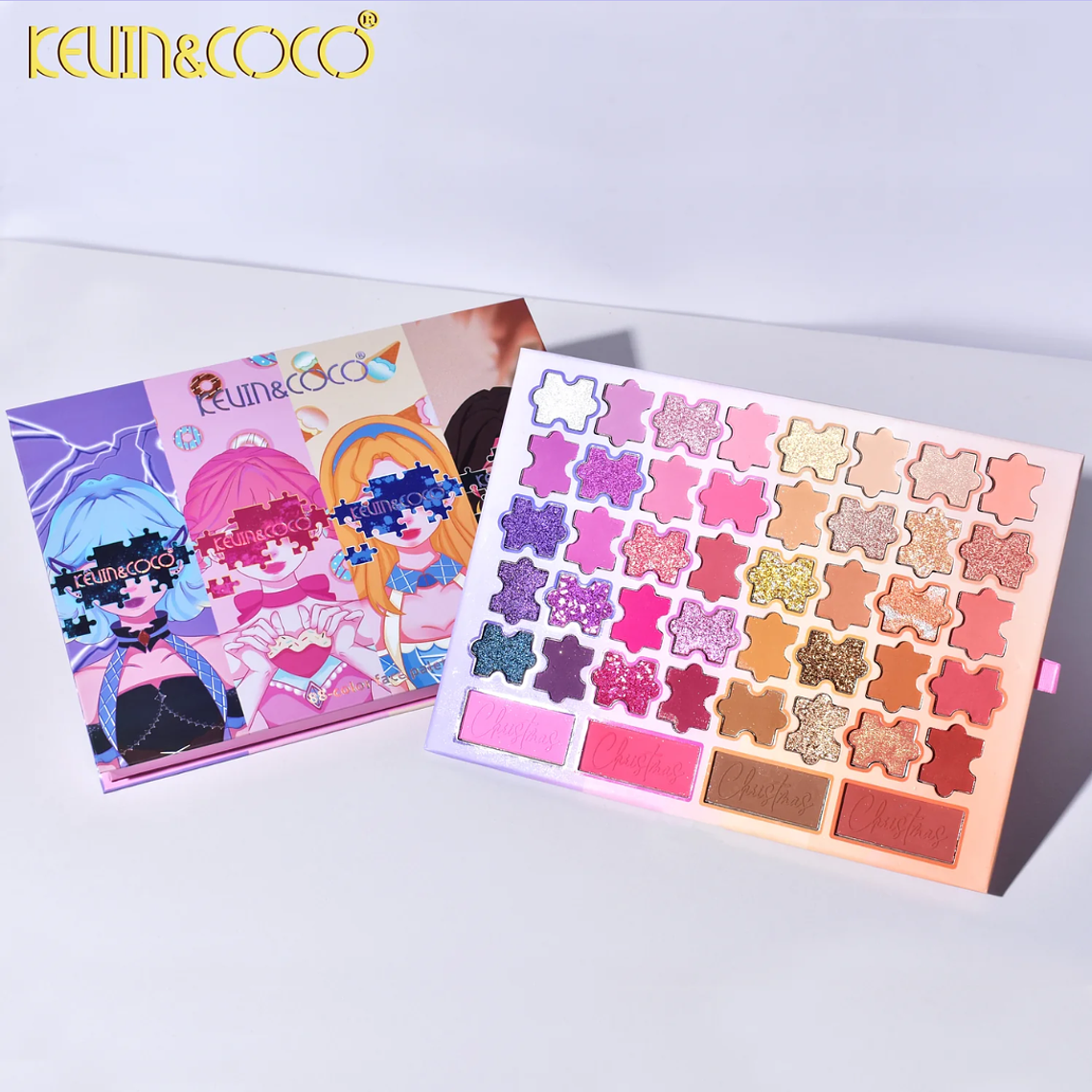 PALETA DE SOMBRAS DE OJOS PUZZLE SIS DE 88 COLORES 1