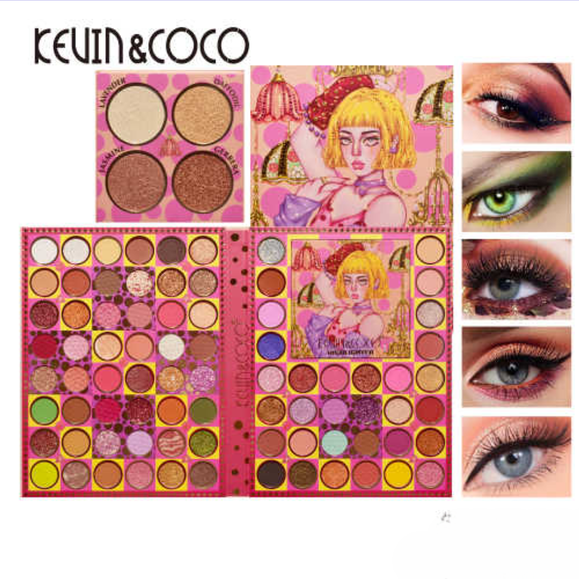 PALETA DE SOMBRA DE 84 COLORES  1