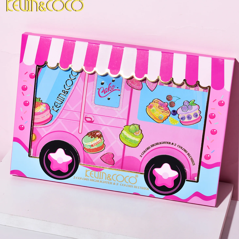 DUO DE RUBOR E ILUMINADOR SWEET RIDE 2