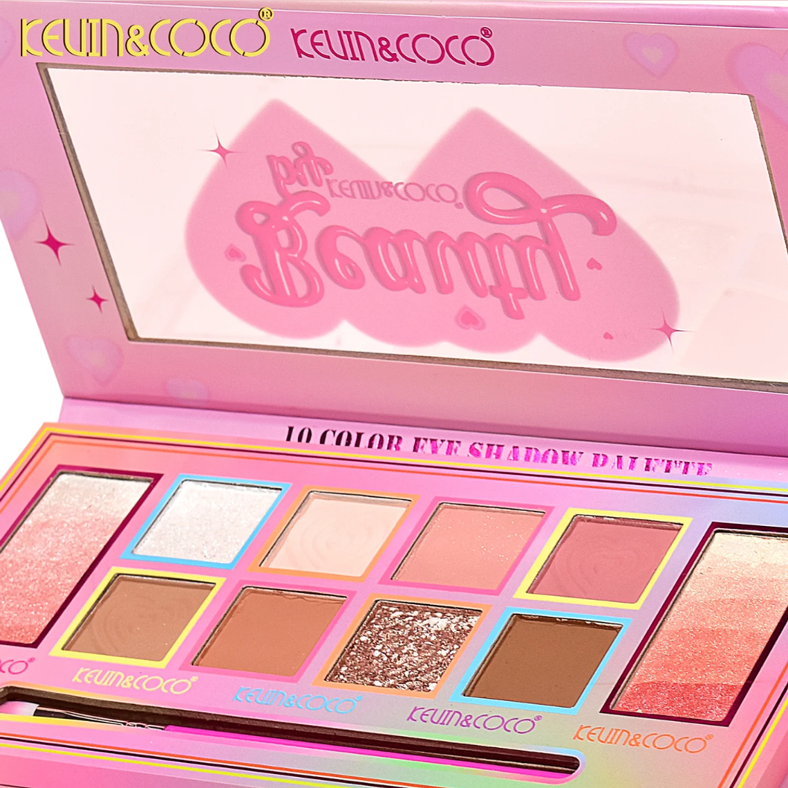 PALETA DE SOMBRAS DE OJOS HEARTBEAT DE 10 COLORES 5