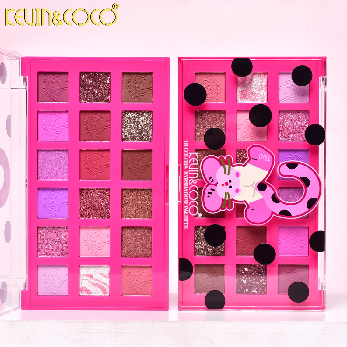 PALETA DE SOMBRAS DE OJOS DE 18 COLORES SPOTTY KITTY 1