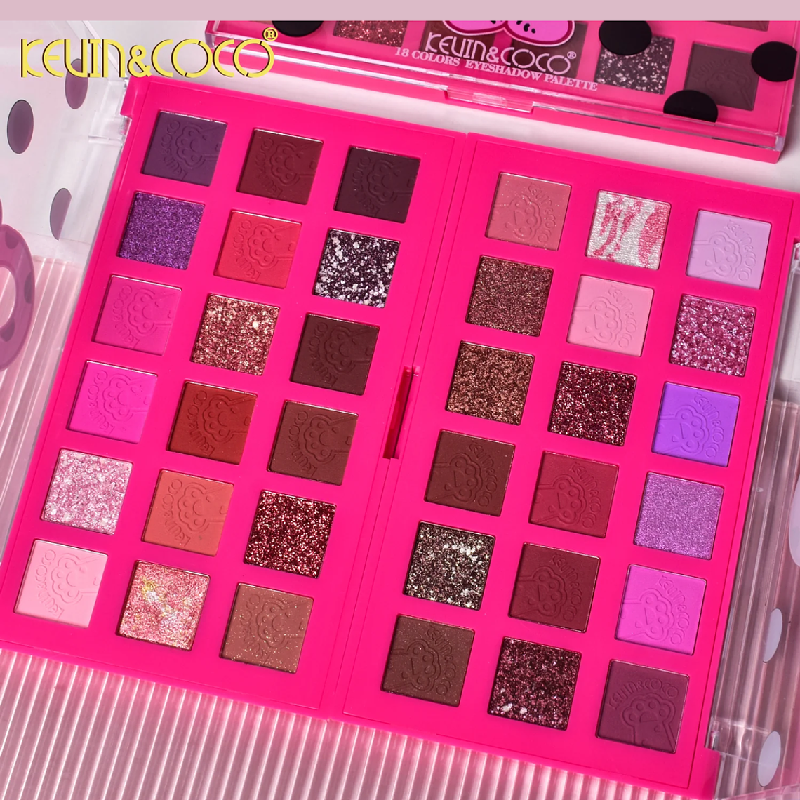 PALETA DE SOMBRAS DE OJOS DE 18 COLORES SPOTTY KITTY 3