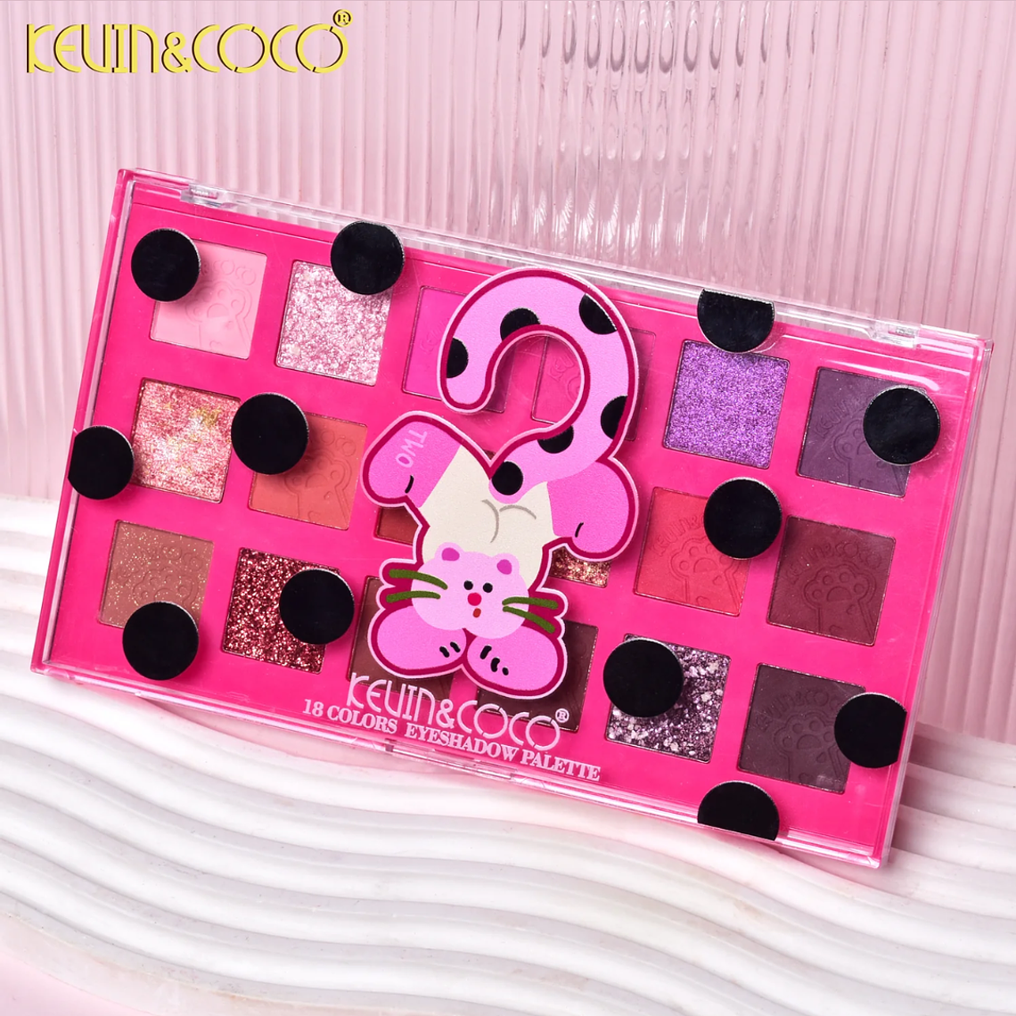 PALETA DE SOMBRAS DE OJOS DE 18 COLORES SPOTTY KITTY 4