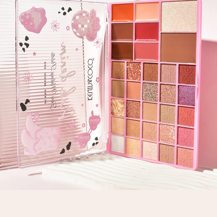 PALETA DE SOMBRAS DE OJOS VAQUERAS CHIC  DE 33 COLORES 6