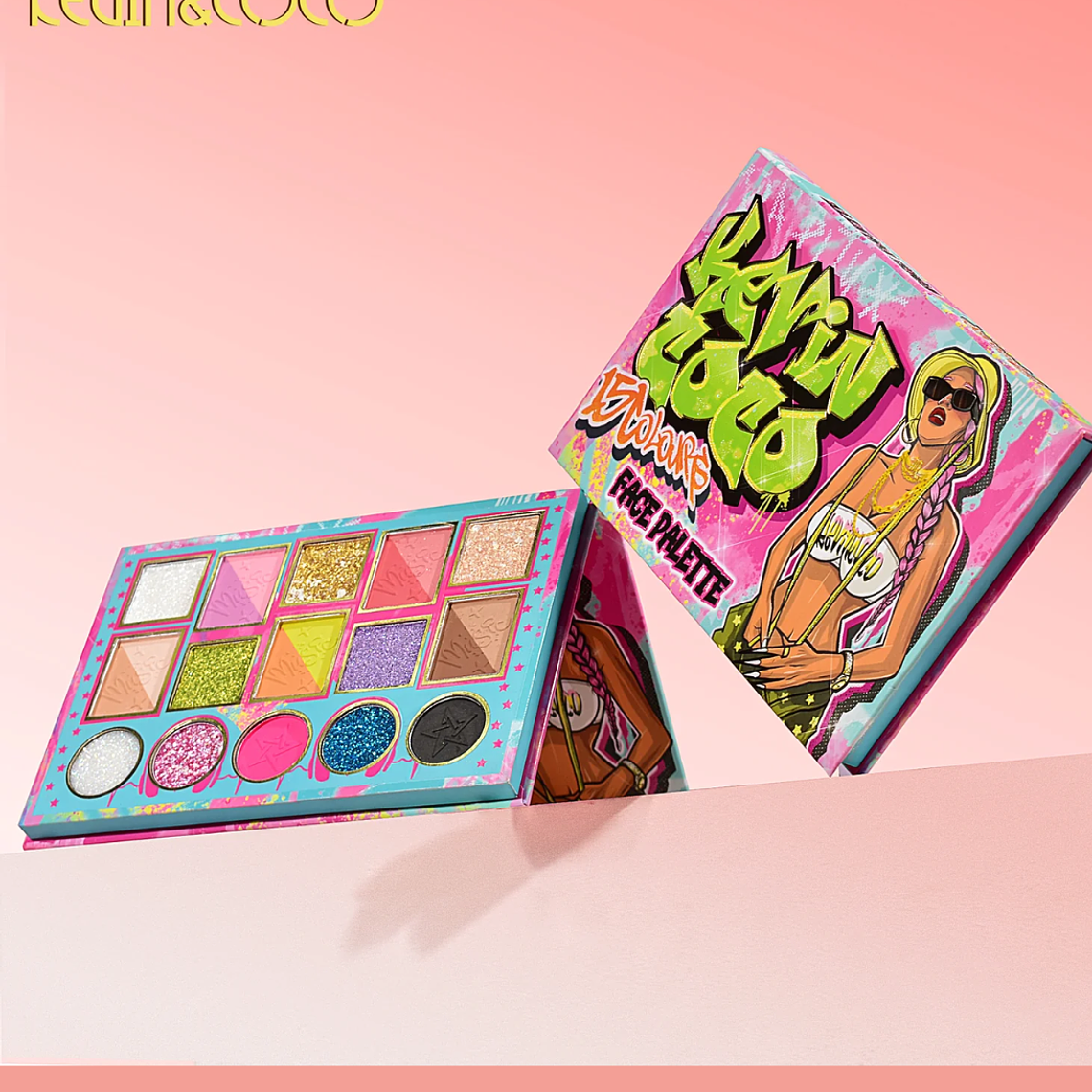 GRAFFITI GALLERY 15-COLOR FACE PALETTE 3