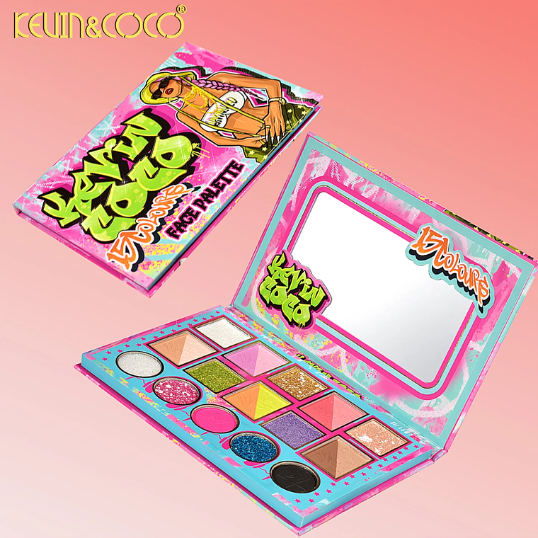 GRAFFITI GALLERY 15-COLOR FACE PALETTE 4