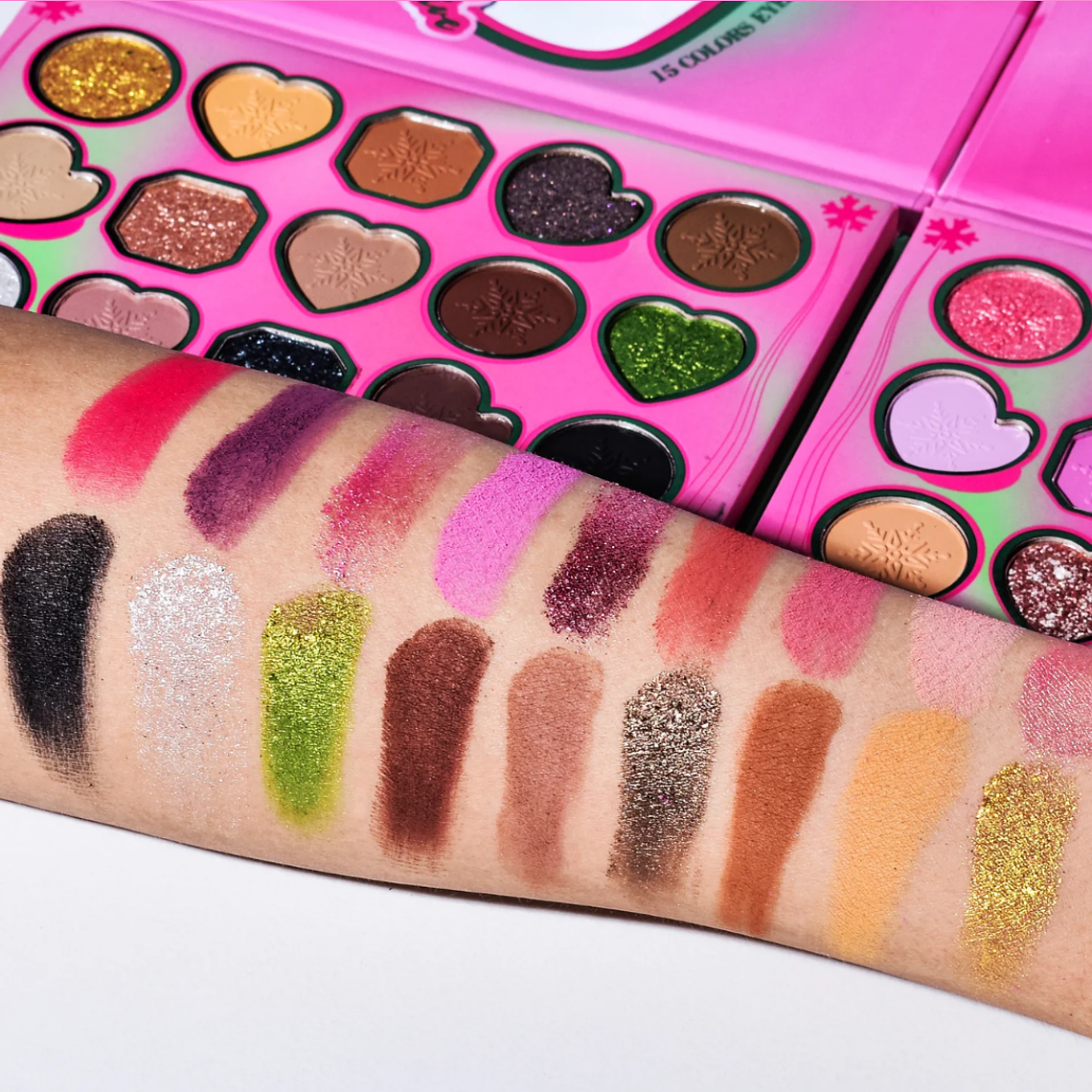 PALETA DE SOMBRAS DE OJOS DE 15 COLORES SANTA'S BLUSH 4