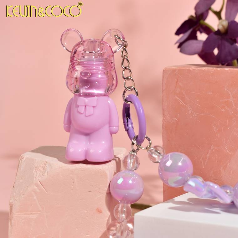 LABIAL ATERCIOPELADO DE OSITO CON CADENA  1