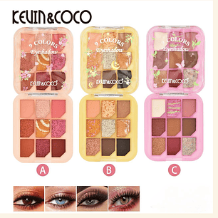  SOMBRA DE OJOS GENTLE FLOWER DE 9 COLORES 