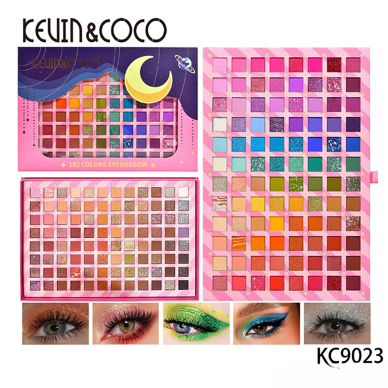 PALETA DE SOMBRA DE OJOS DE 192 COLORES  1