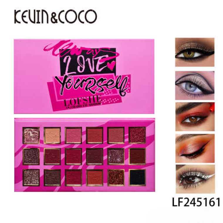  Paleta de sombras de 18 colores Mundo de Hadas  1