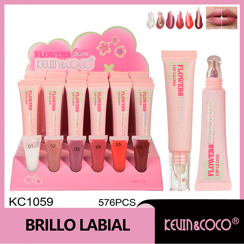  Brillo labial individual Flower Bell 