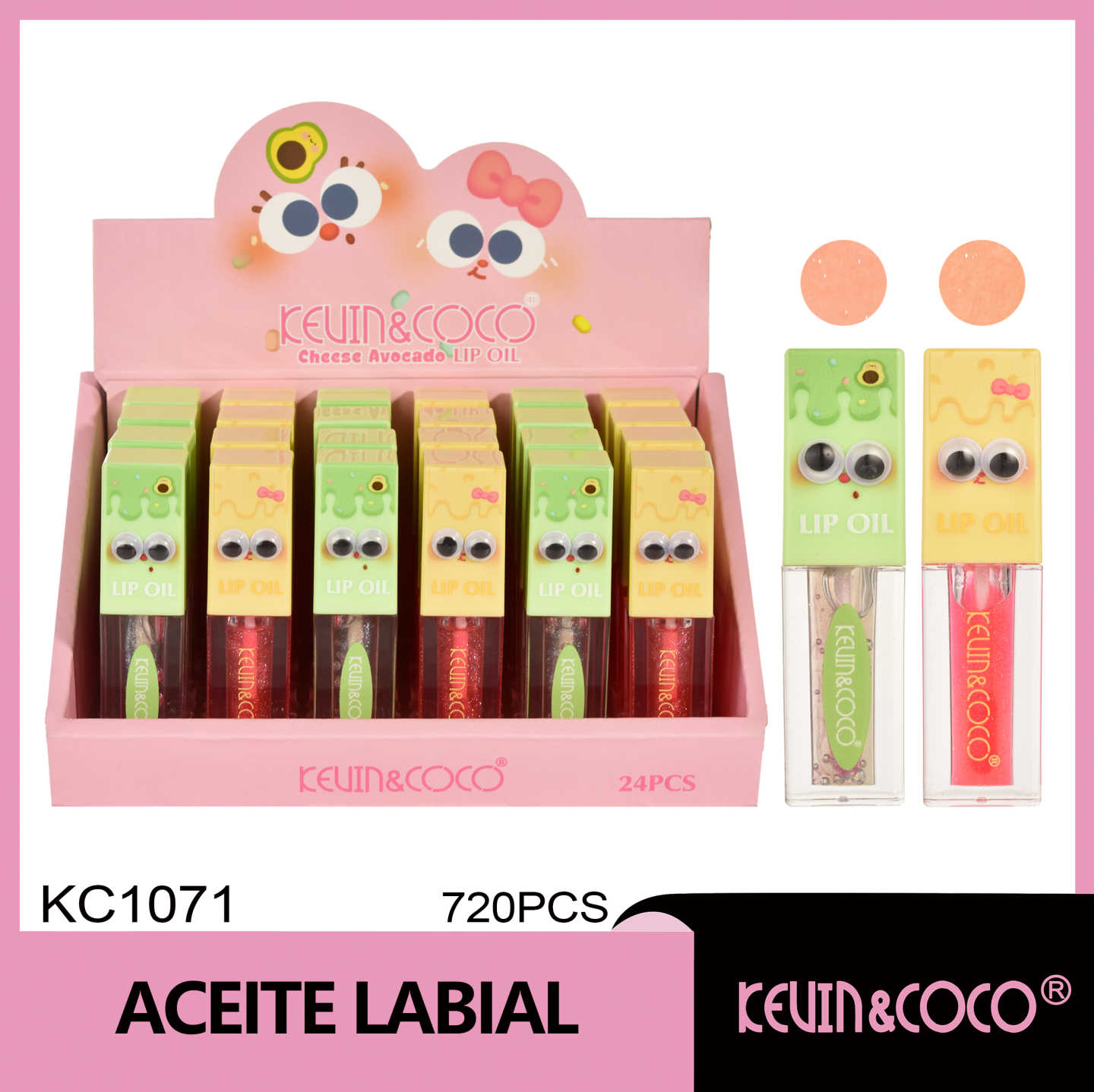  Aceite labial de aguacate y queso