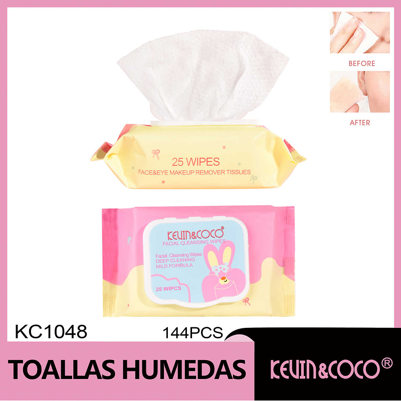  Toallitas desmaquillantes 