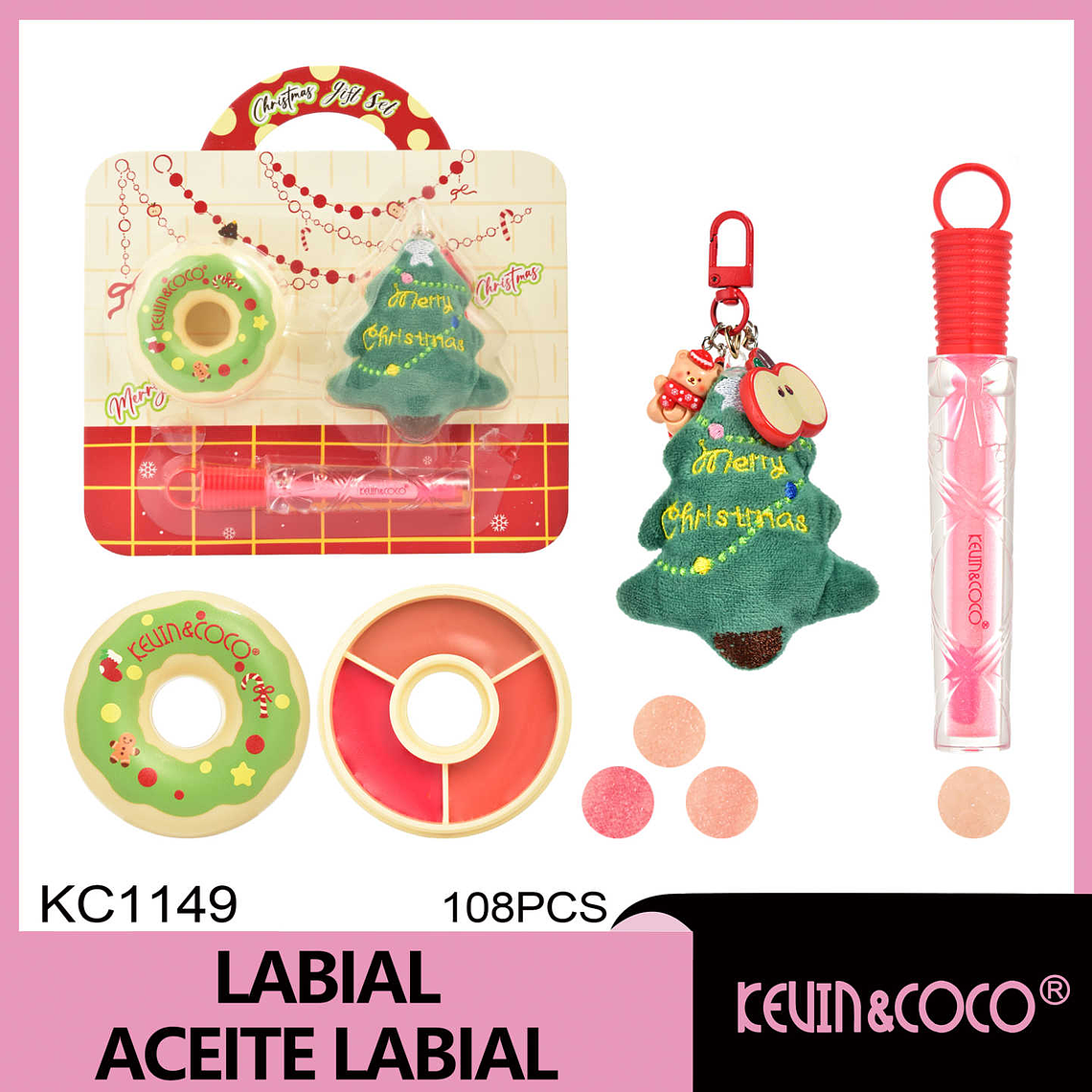 Set de brillo de labios y sombras de ojos 1