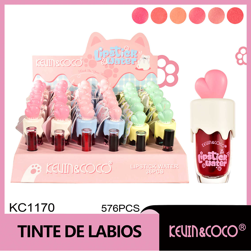  Lápiz labial de pata de gato 