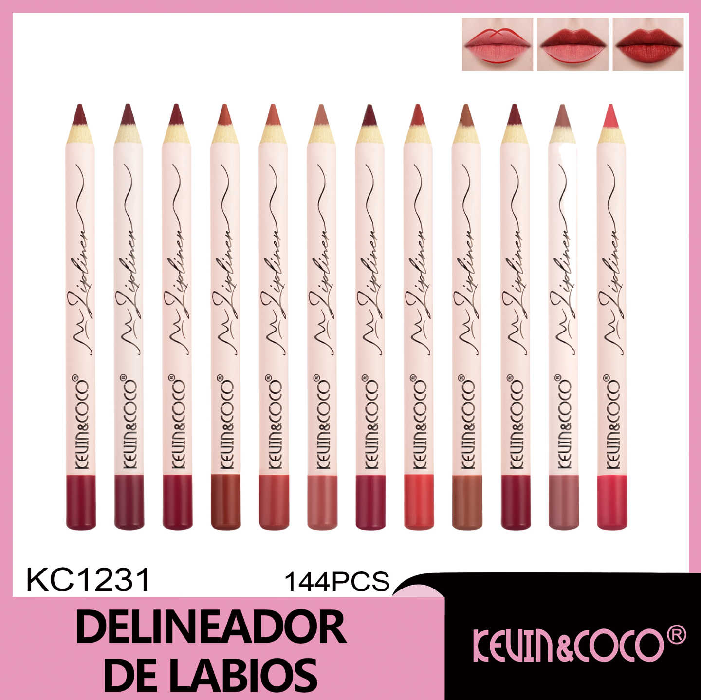 Delineador de labios Lip Line 12 UND
