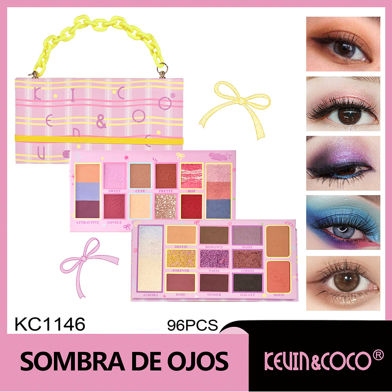   Paleta de maquillaje Dream Fast Travel de 26 colores morado 