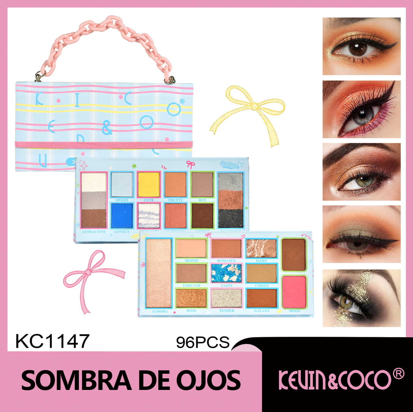   Paleta de 26 colores Dream Fast Travel para rostro, azul 