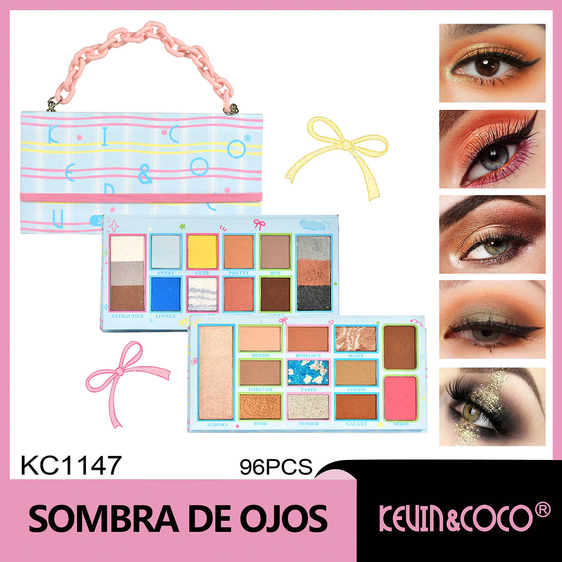   Paleta de 26 colores Dream Fast Travel para rostro, azul  1