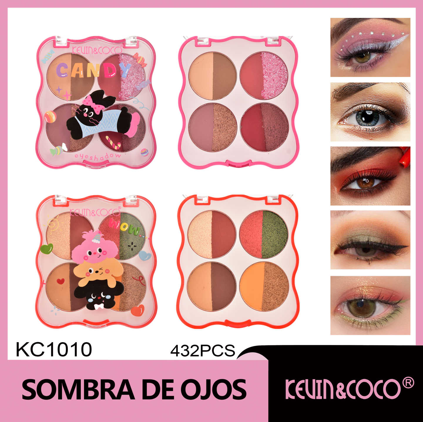 Juego de dos sombras de ojos Candy Animal 