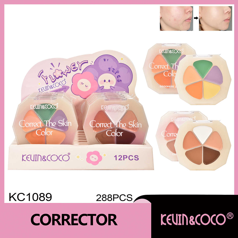 Corrector Phantom de 5 colores  1