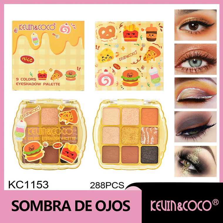   Sombra de ojos amarilla Bubble Valley  1