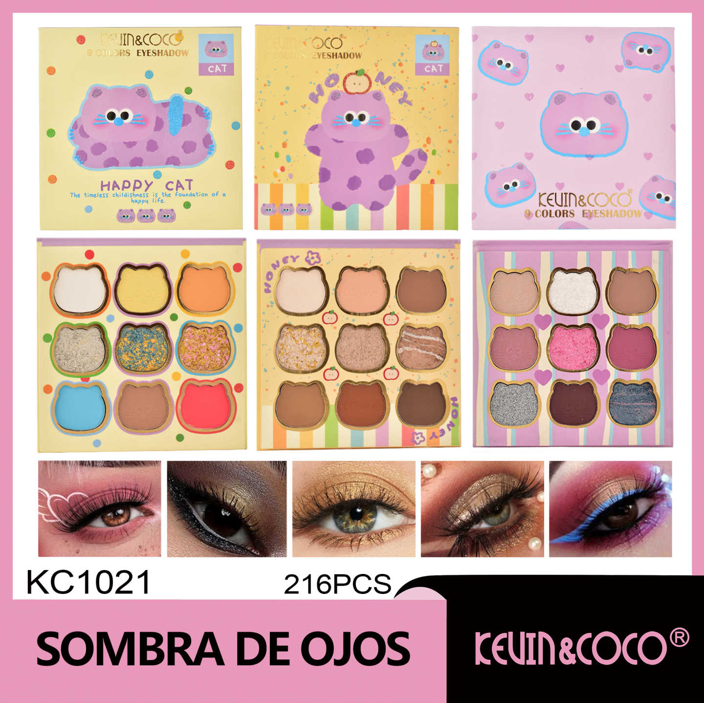  Sombra de ojos Blueberry Cat de 9 colores 