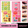   Sombra de ojos de forma especial, 10 colores, verde uva limón 