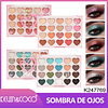  Sombra de ojos Ice Smoothie Crystal de 20 colores 