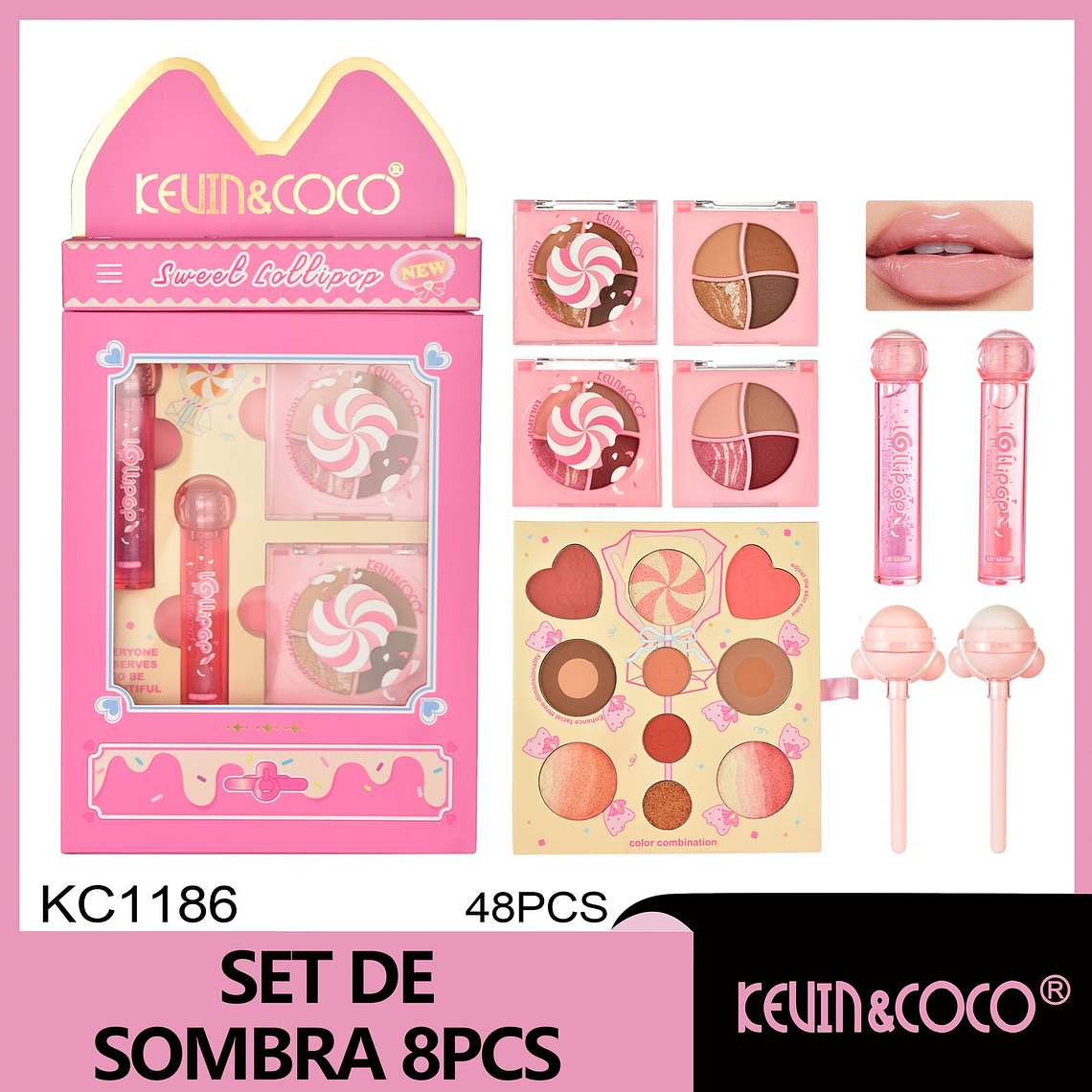 SET DE OJOS,JUEGO DE SOMBRA SWEET LOLLIPOP 1