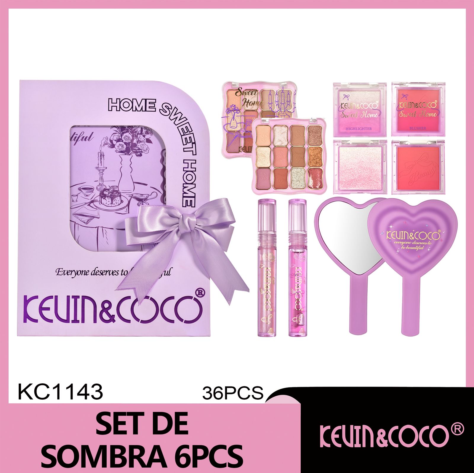  Set de regalo de taro dulce  set de sombras de ojos