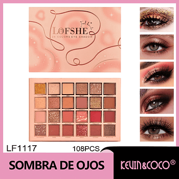 Paleta de Sombras de Ojos – Love Whisper Starry Night (24 Colores)