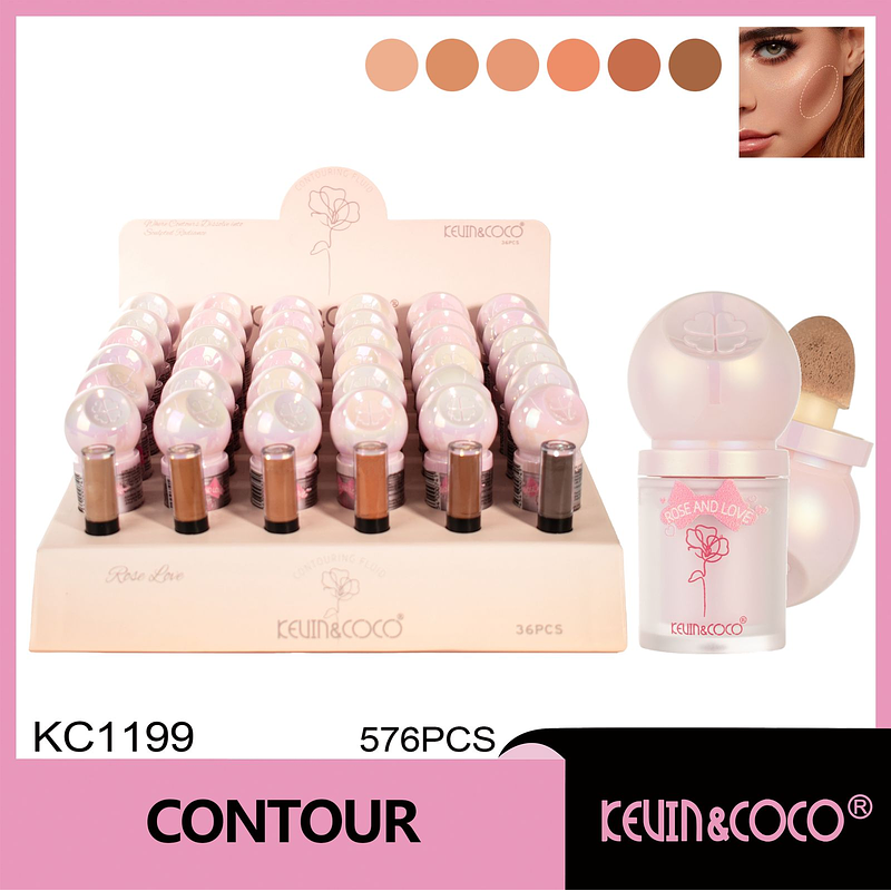   Solución reparadora de amor de rosas  Rubor y contorno