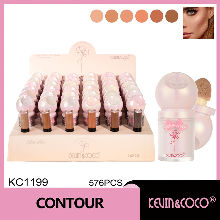   Solución reparadora de amor de rosas  Rubor y contorno 1