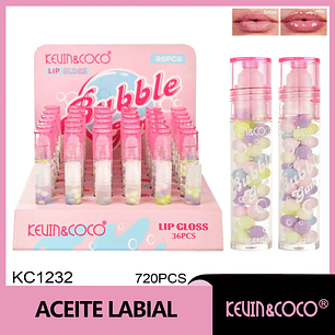  Aceite labial en roll-on de caramelo arcoíris 