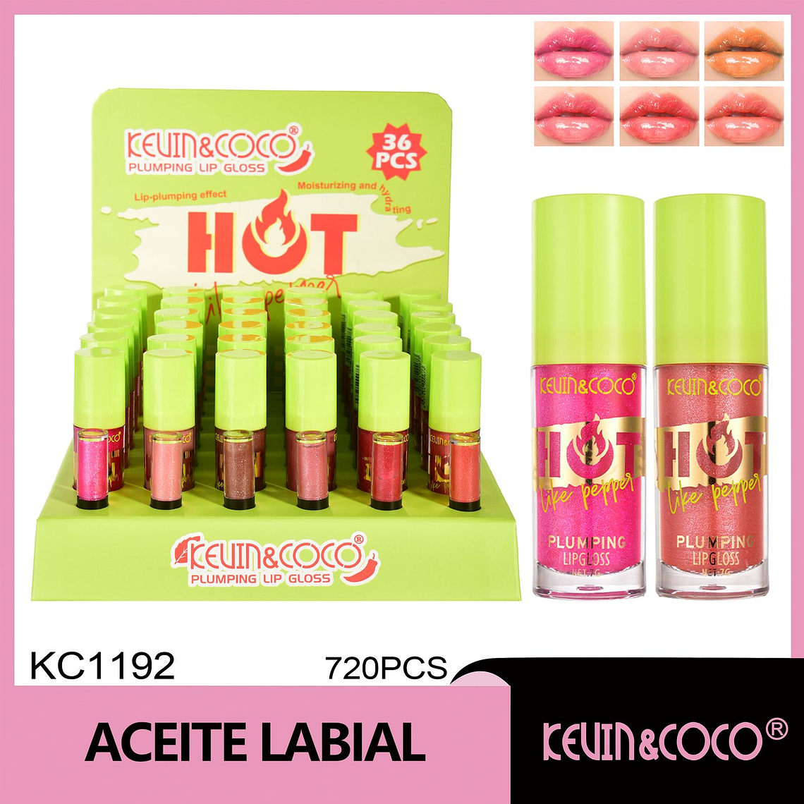  Aceite labial de menta y chile  1
