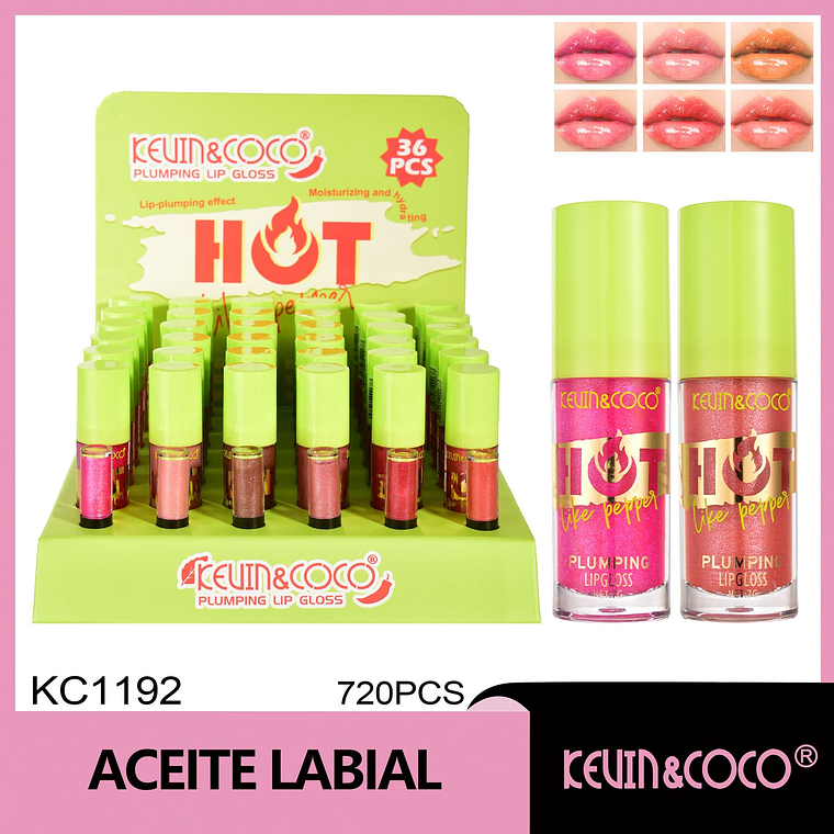  Aceite labial de menta y chile  1