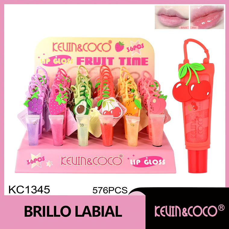 Brillo de Labios Fruity Time Pearl 1