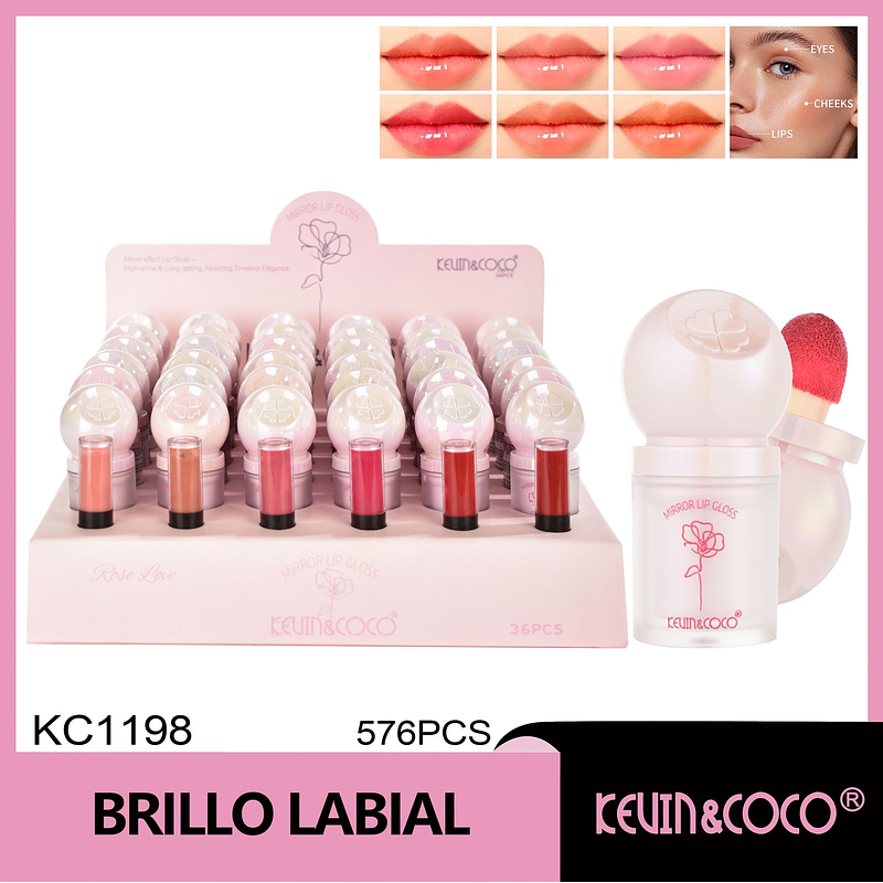  Brillo de labios Rose Love 