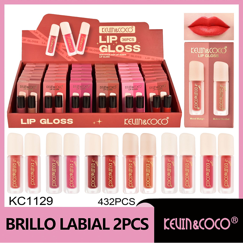   Primer florecimiento ambiguo de dos brillos labiales 