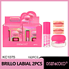   Set de brillo labial bicolor Macaron 