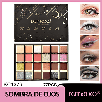 SOMBRA DE OJOS NEBULA HIGH PIMENTATION ,EASY TO BLEND 