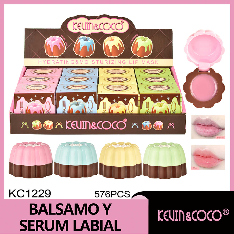 MASCARILLAS PARA LABIOS HUMECTANTE