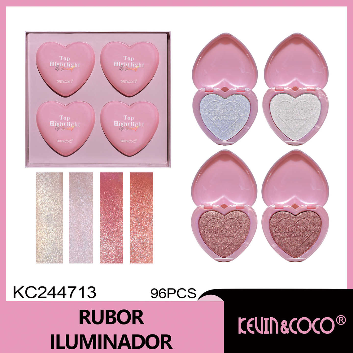 SET DE ILUMINADORES PERLADOS TOP HIGHTLIGHT BY YOURSELF 1